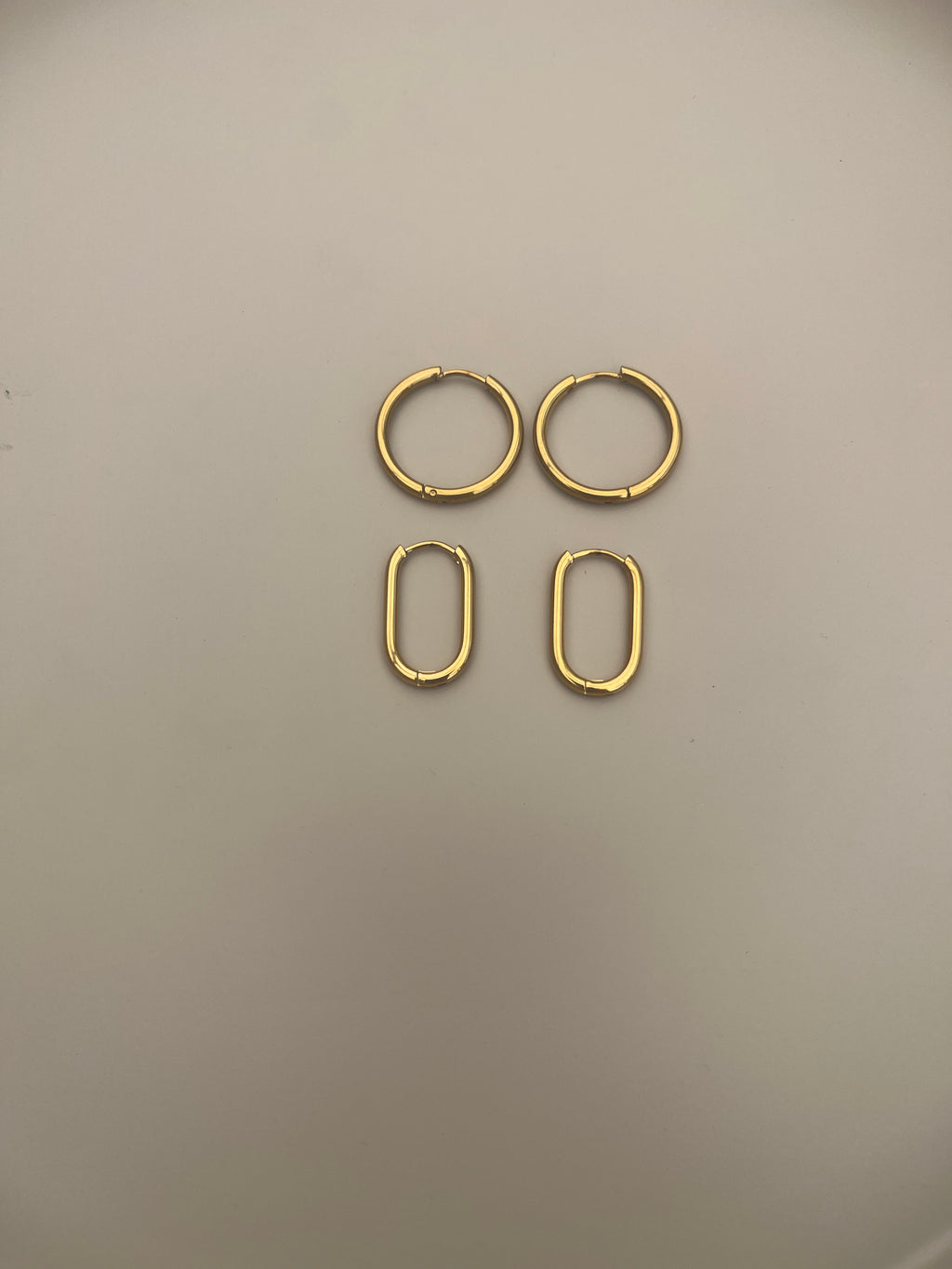 Créoles robdes adaptés Mini Lyne acier inoxydable