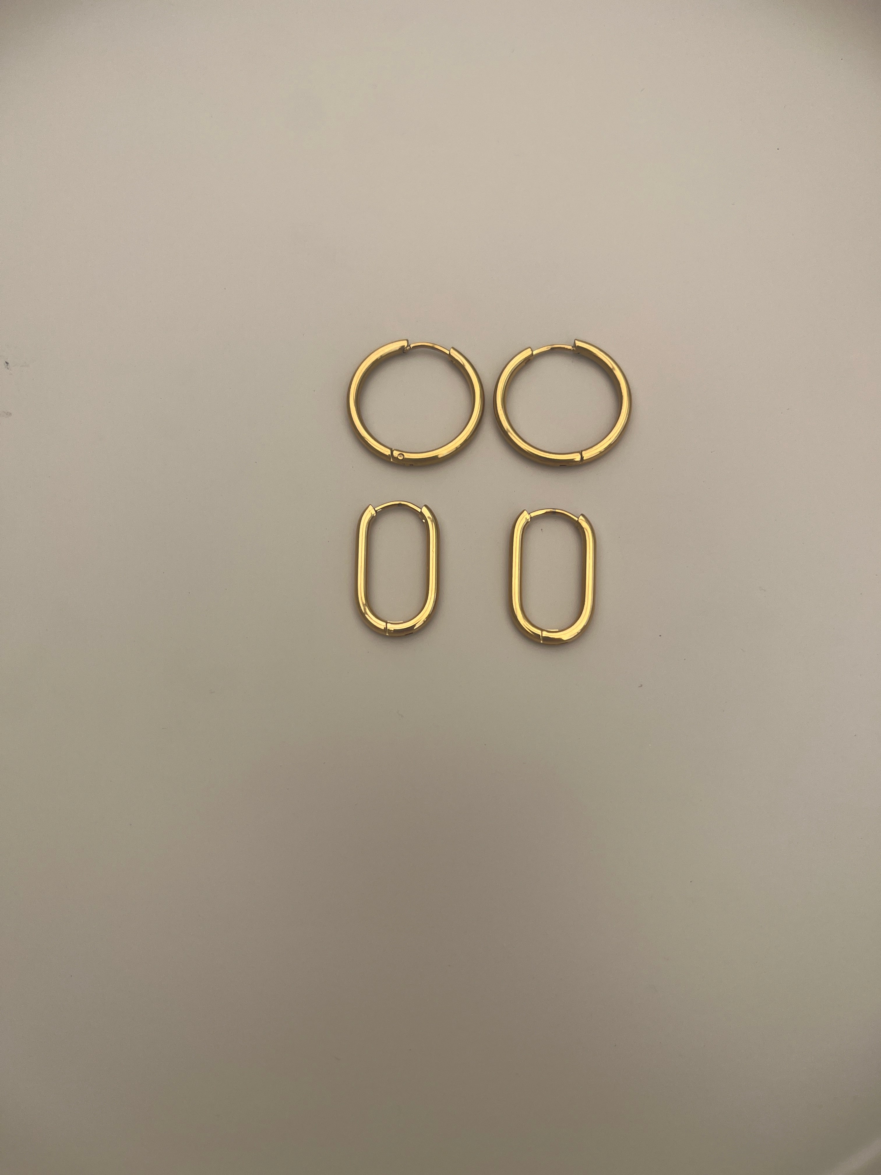 Créoles robdes adaptés Mini Lyne acier inoxydable