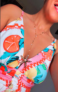 Collier Alba Y acier inoxydable orné de cristaux Swarovski