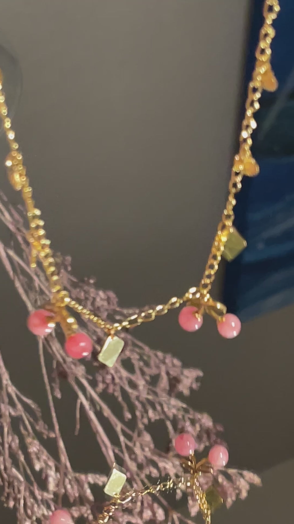 🍒 Collier Cerise à la Dolce Vita 🍒 (création)